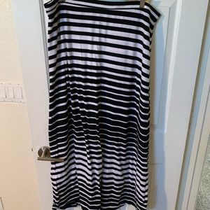 Striped maxi